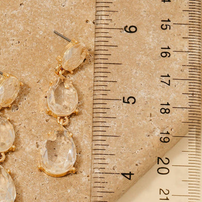 Crystal Teardrop Earrings