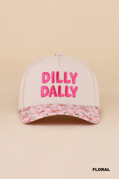 Dilly Dally Canvas Trucker Hat