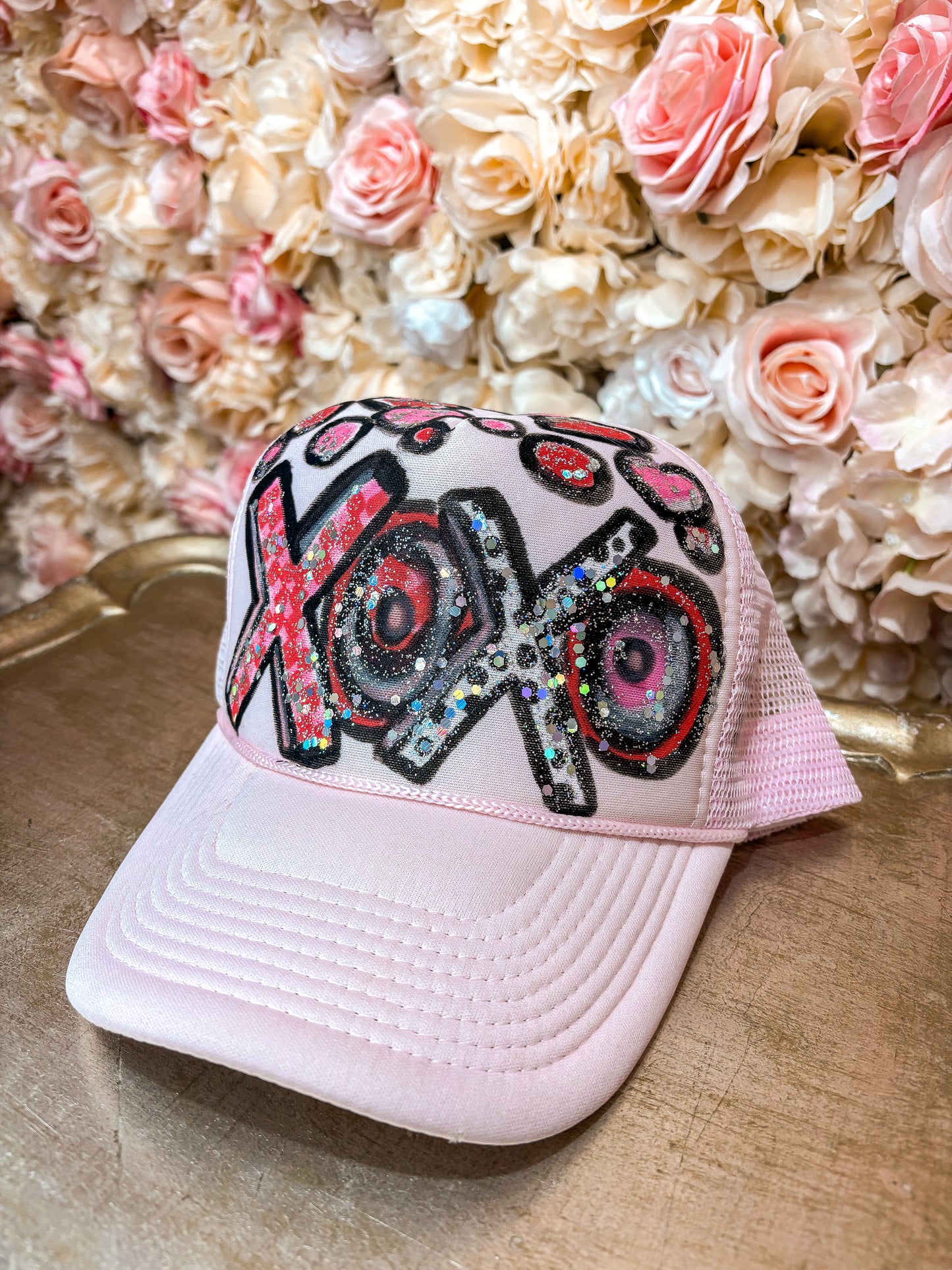 Sparkle XOXO Trucker Hat