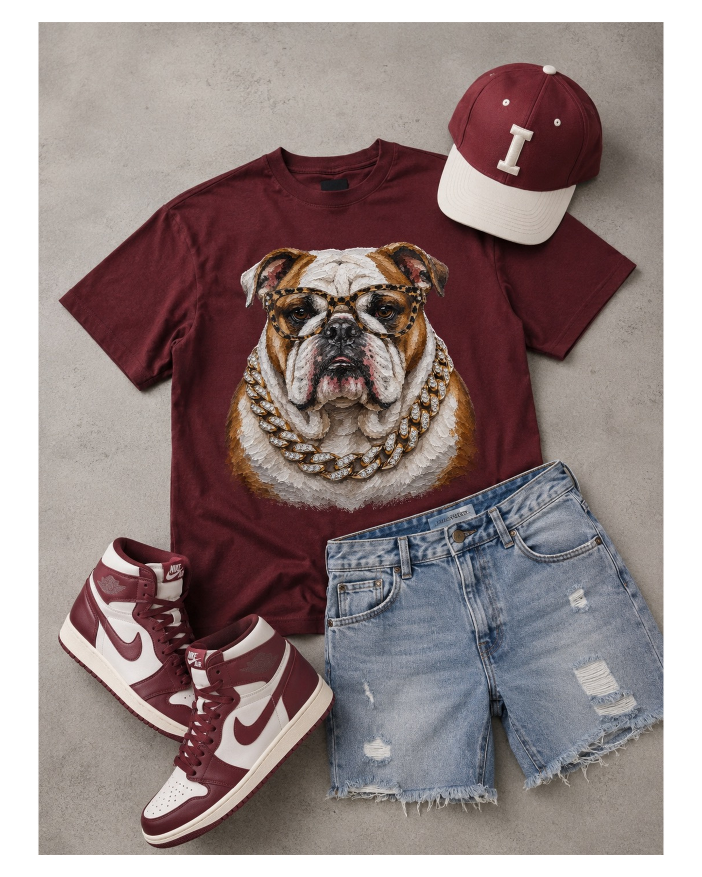 Glam Bulldog #2 Transfer