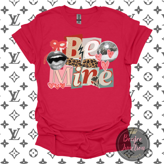 Be Mine with Cheetah Valentine's Transfer