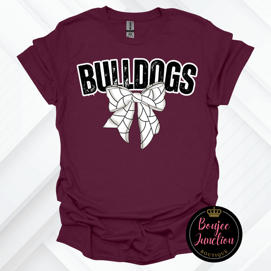 Bulldog Volleyball Bow Transfer