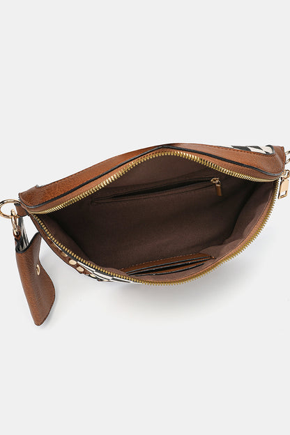 Gold Studded Bum Bag & Wallet