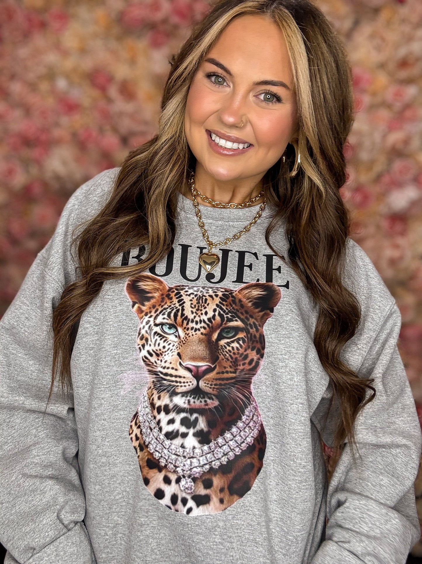 Boujee Leopard Sweatshirt