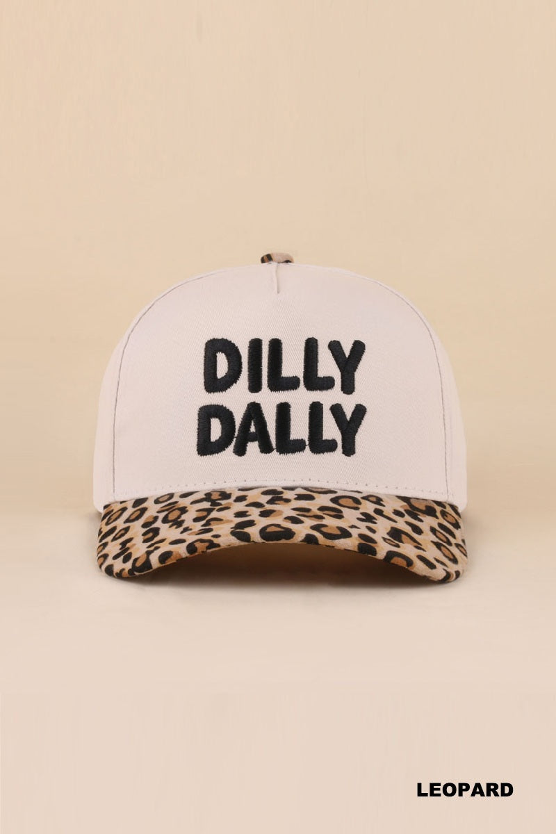 Dilly Dally Canvas Trucker Hat