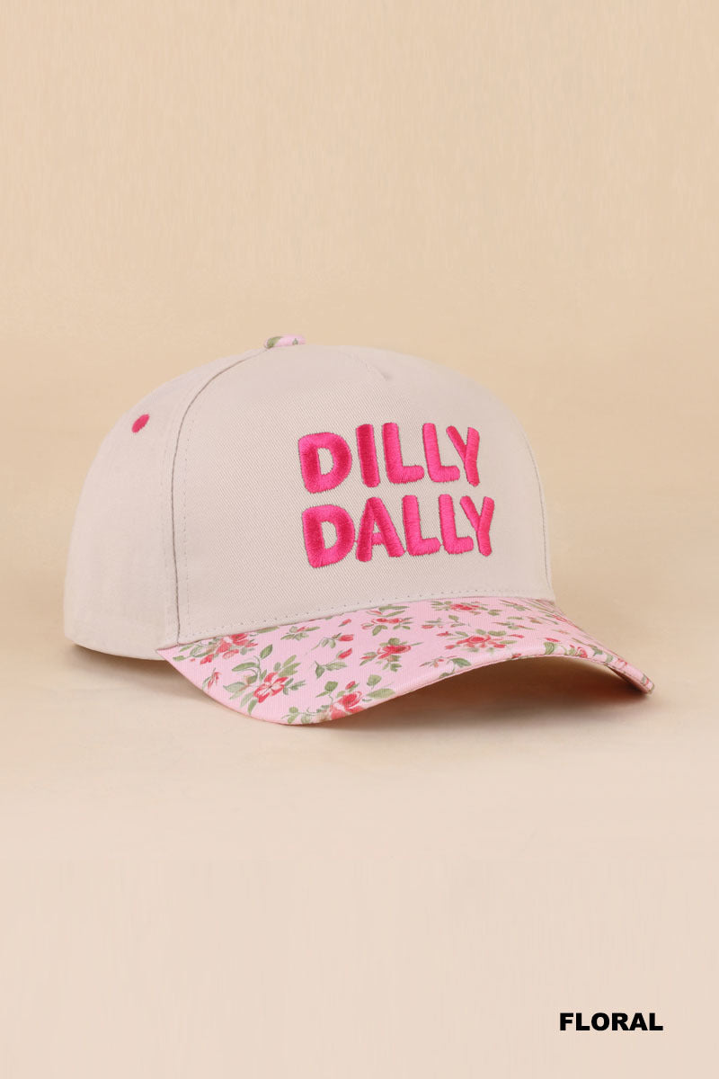 Dilly Dally Canvas Trucker Hat