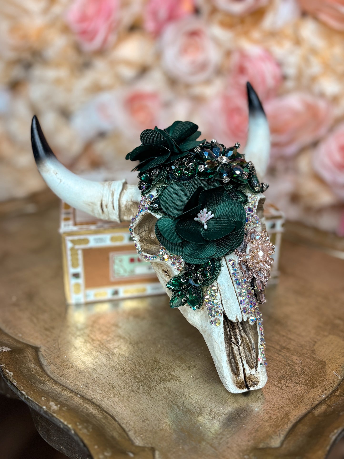 Emerald Heiress Wall Skull