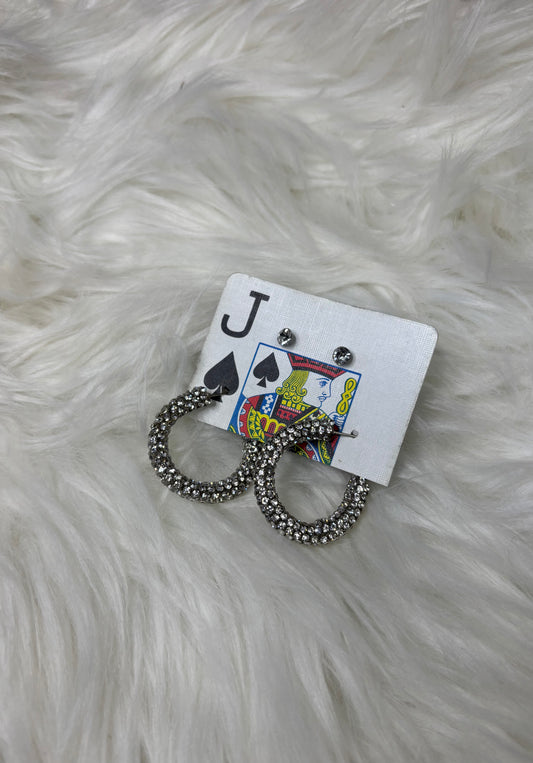 Blinged Out Hoops & Studs