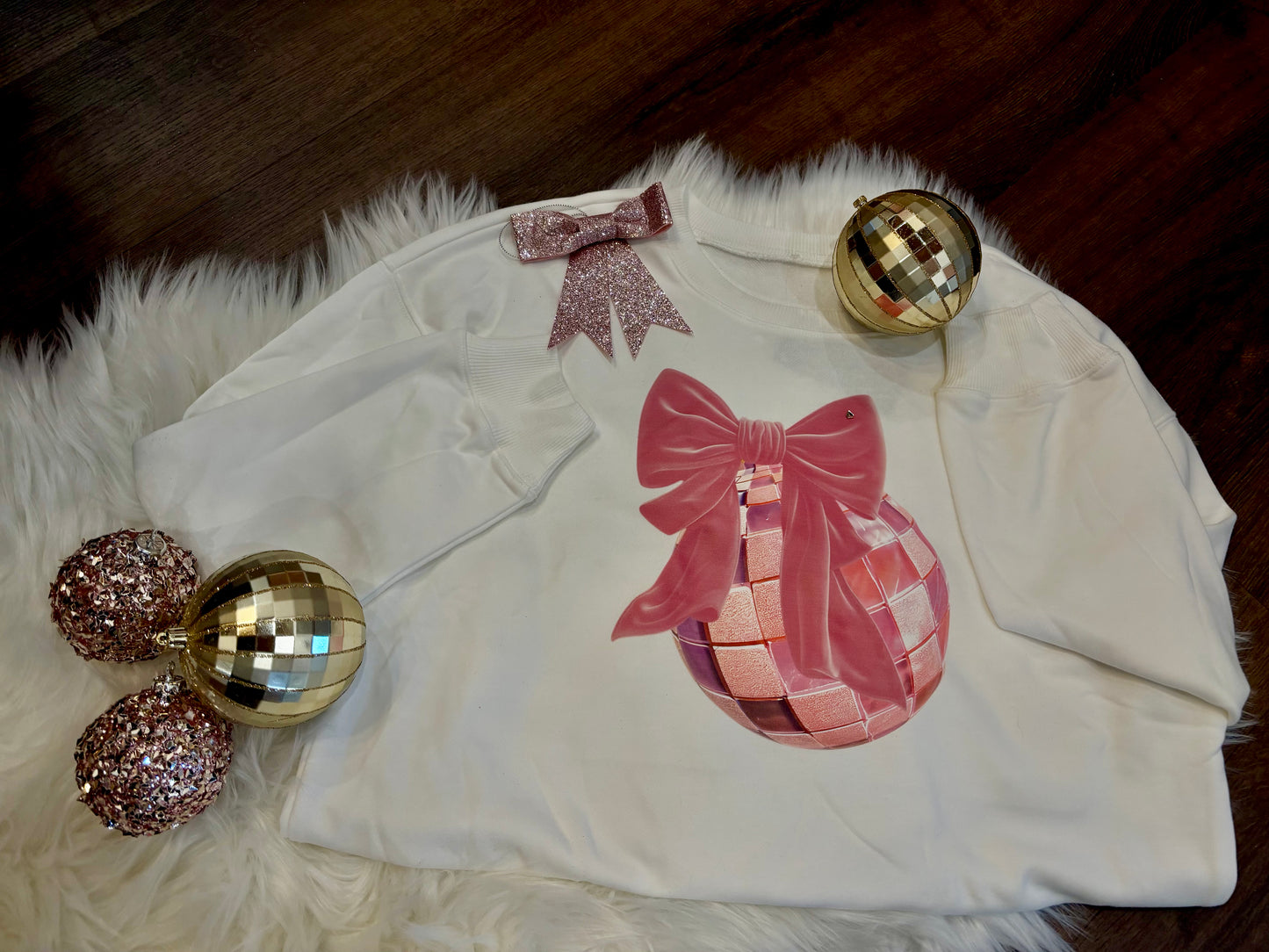 Disco Ball Ornament Sweater