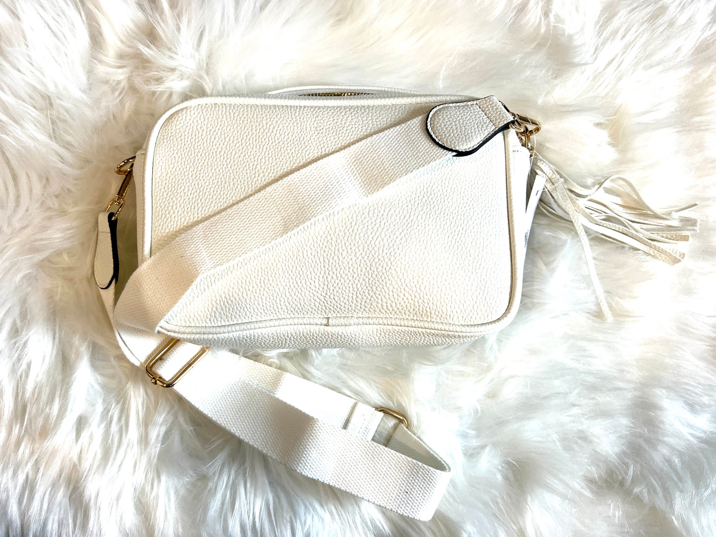 Leather Purse in White