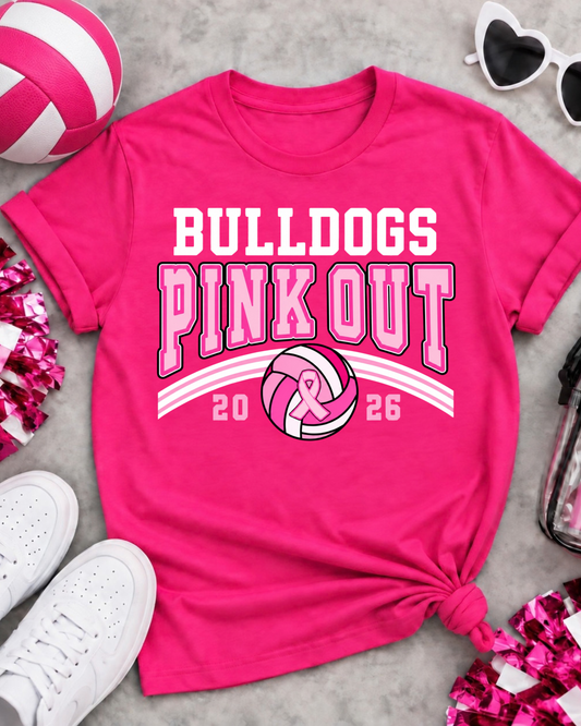 2026 PINK OUT Volleyball Tee