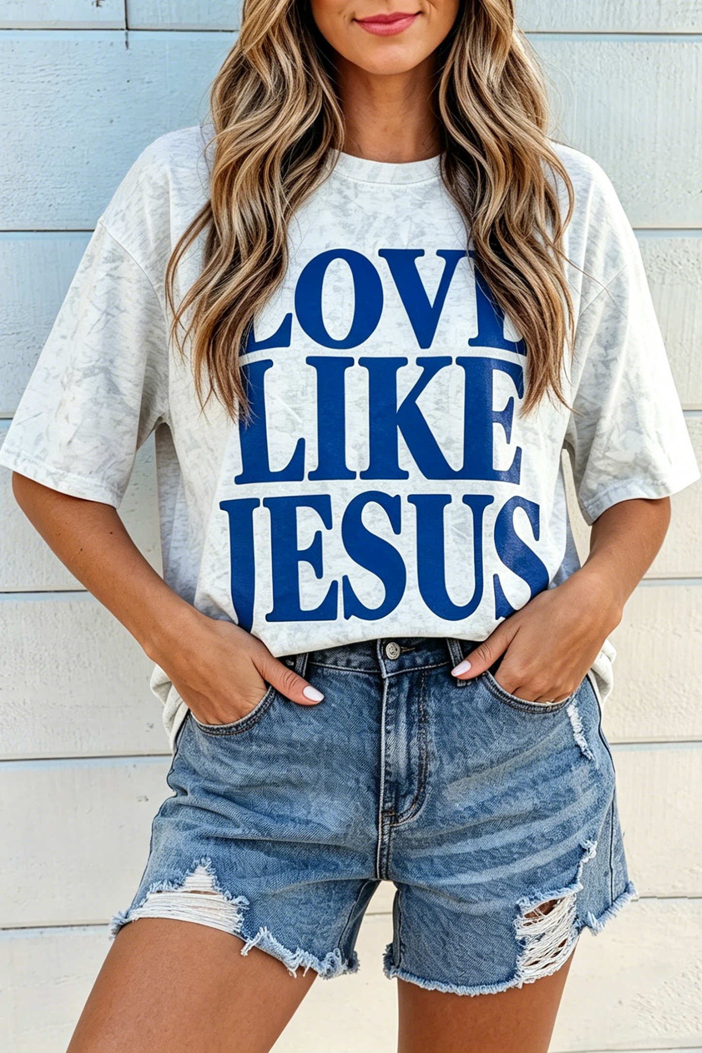 Camo Love Like Jesus Graphic Tee