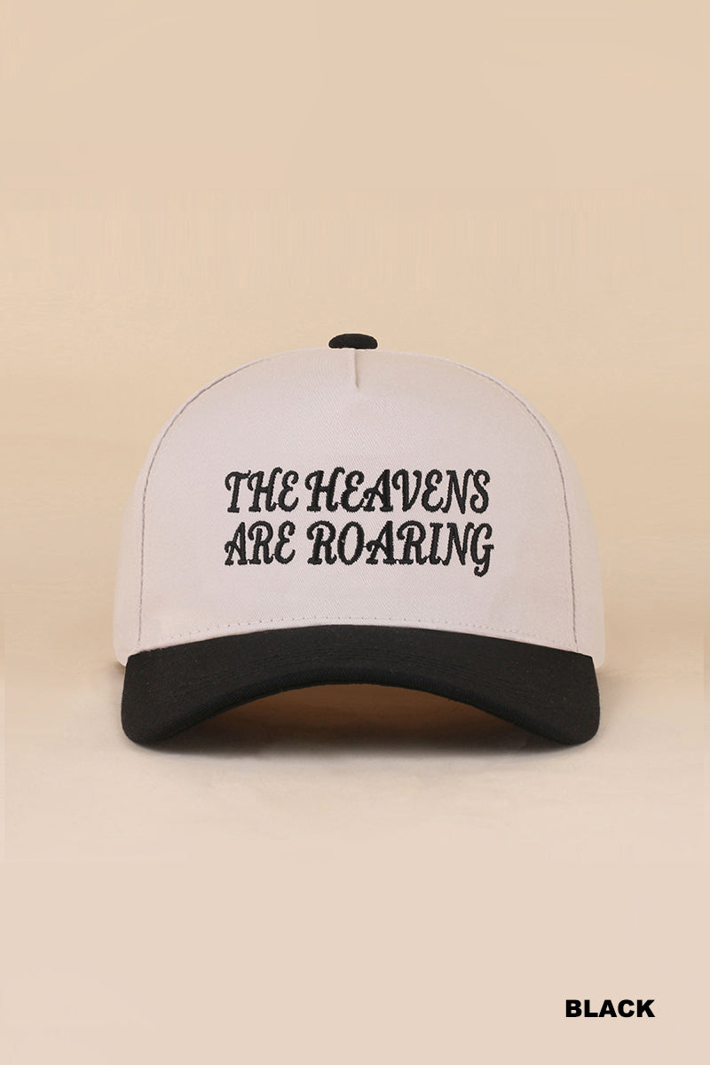 The Heavens Are Roaring Canvas Trucker Hat