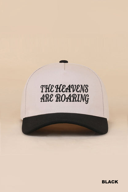 The Heavens Are Roaring Canvas Trucker Hat