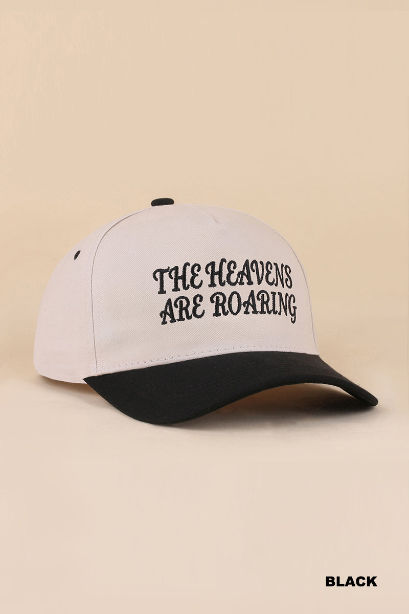 The Heavens Are Roaring Canvas Trucker Hat