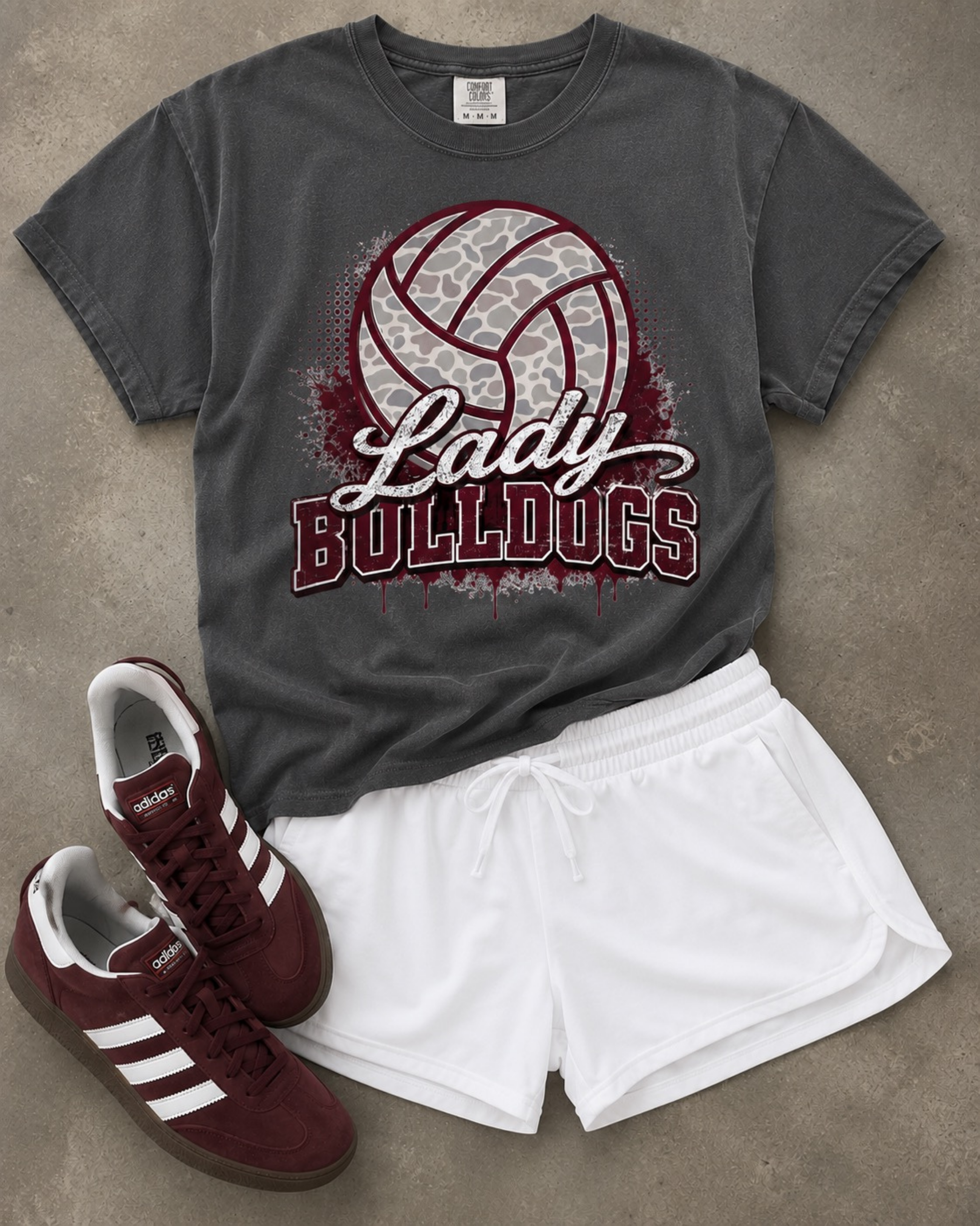 Custom Camo Volleyball Spirit Tee
