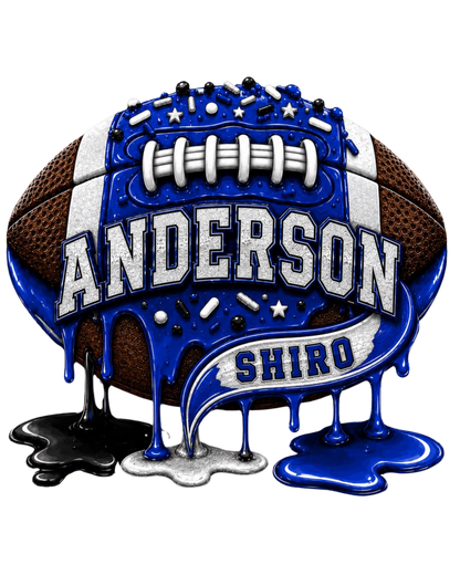 Custom Friday Night Football Drip Tee