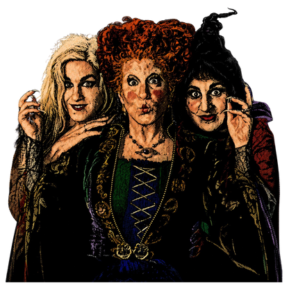 Sanderson Sisters Vintage Transfer
