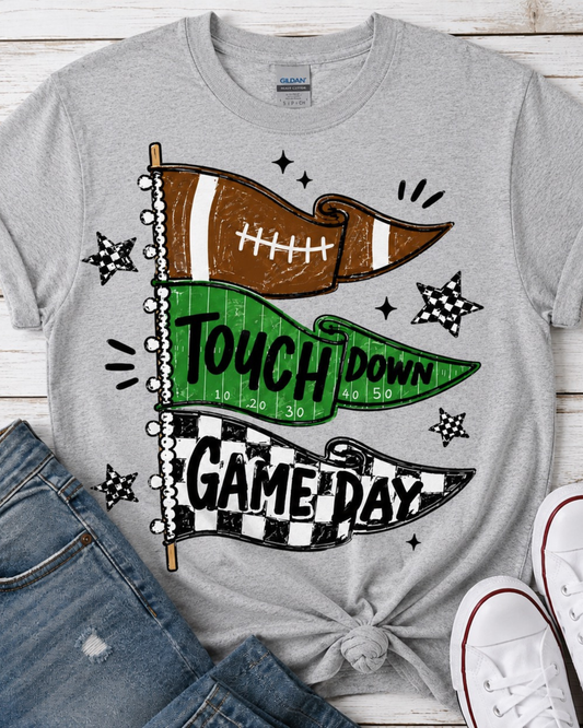 Touchdown Game Day Pennant Tee
