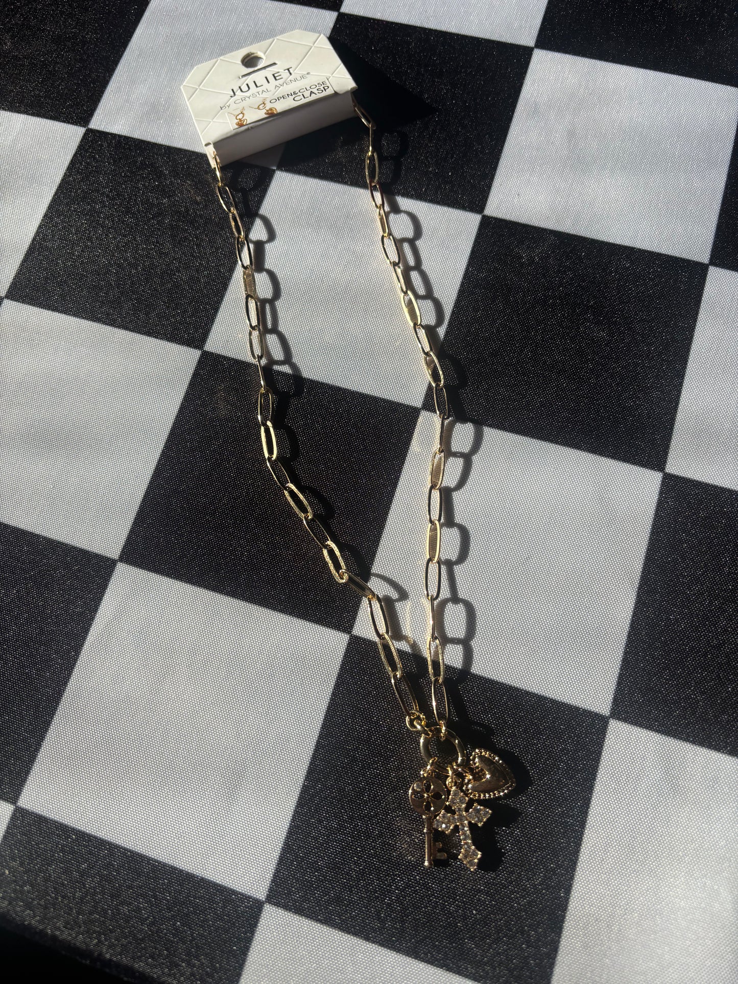 Juliet Crystal Pendant Necklace