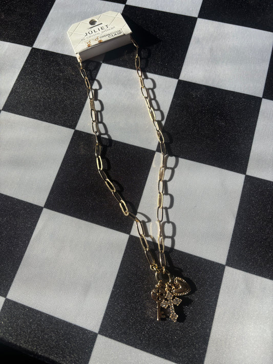 Juliet Crystal Pendant Necklace