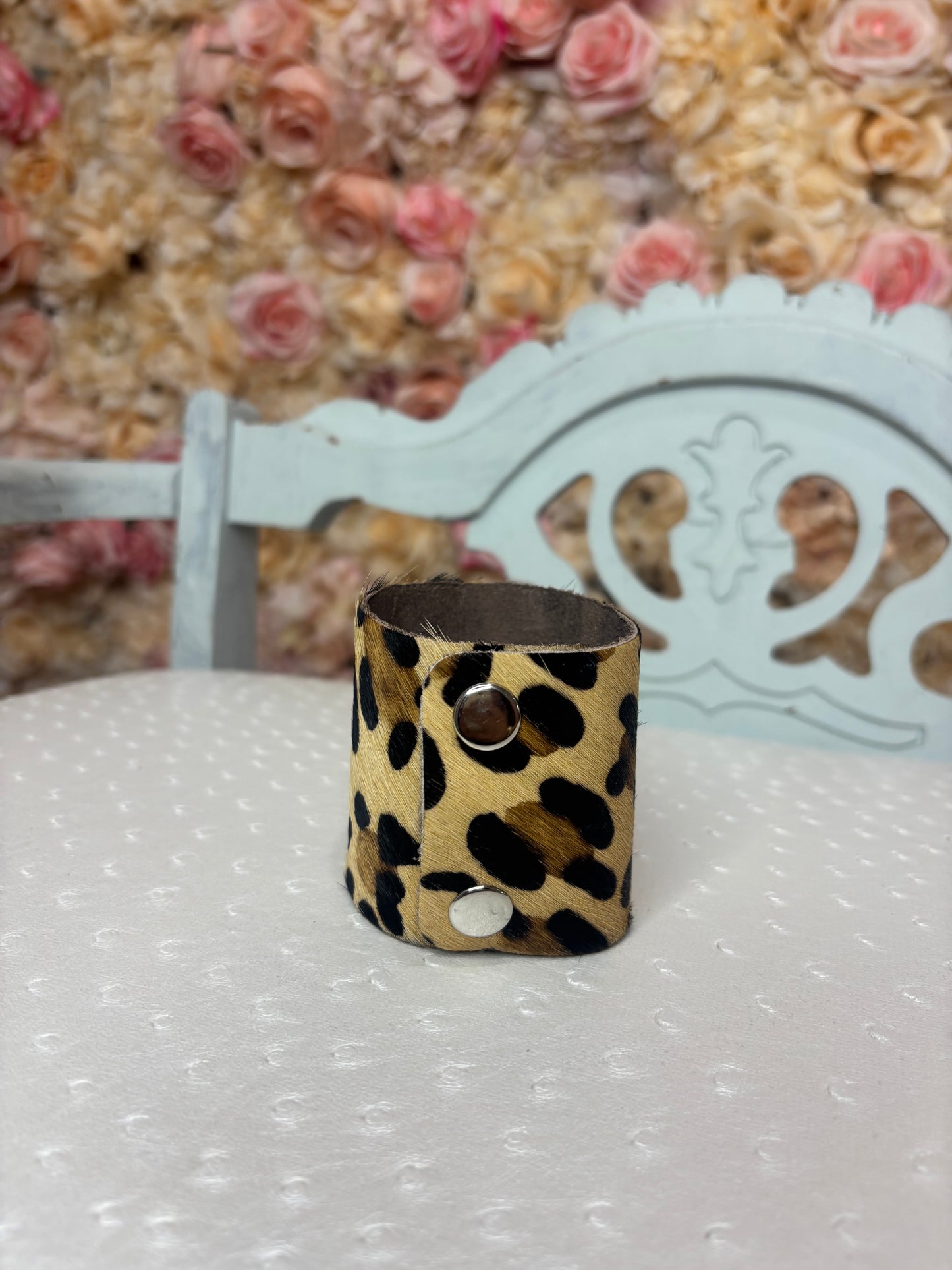 Rebel Ranch Cowhide Cuff