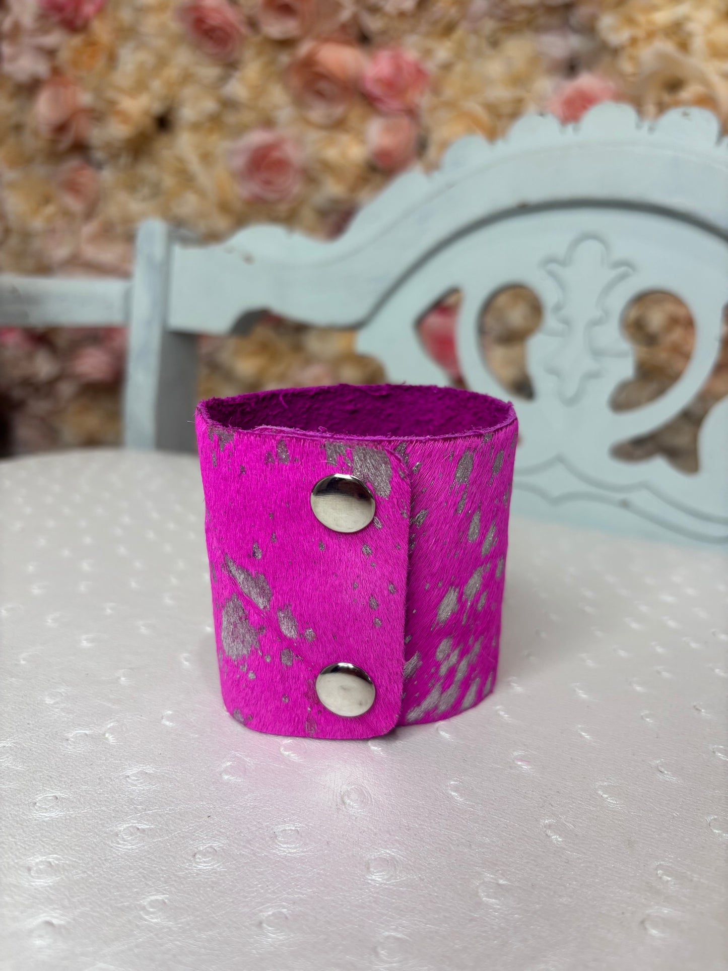 Rodeo Queen Cowhide Cuff