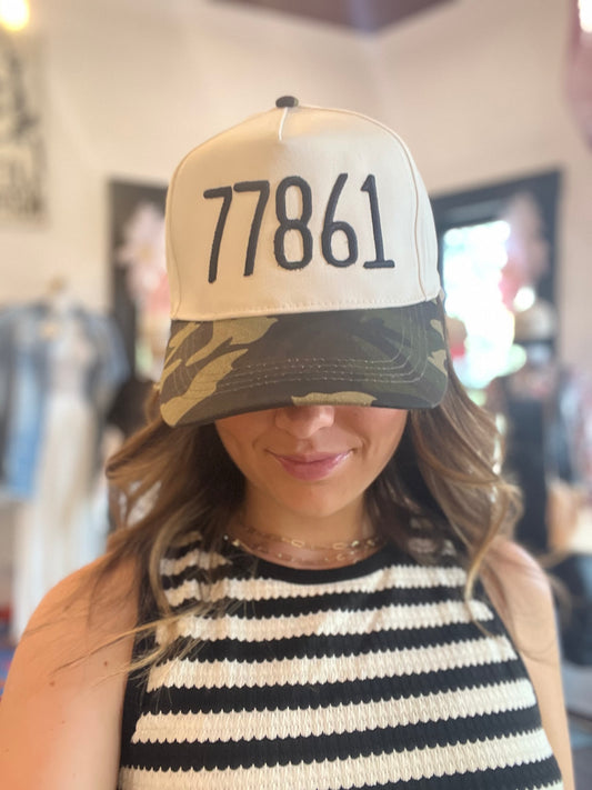 77861 Embroidered Canvas Hats