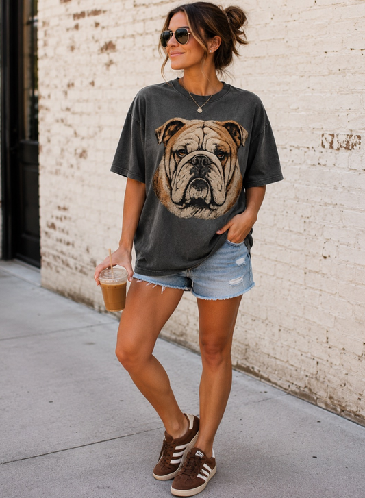 Vintage Bulldog Spirit Tee