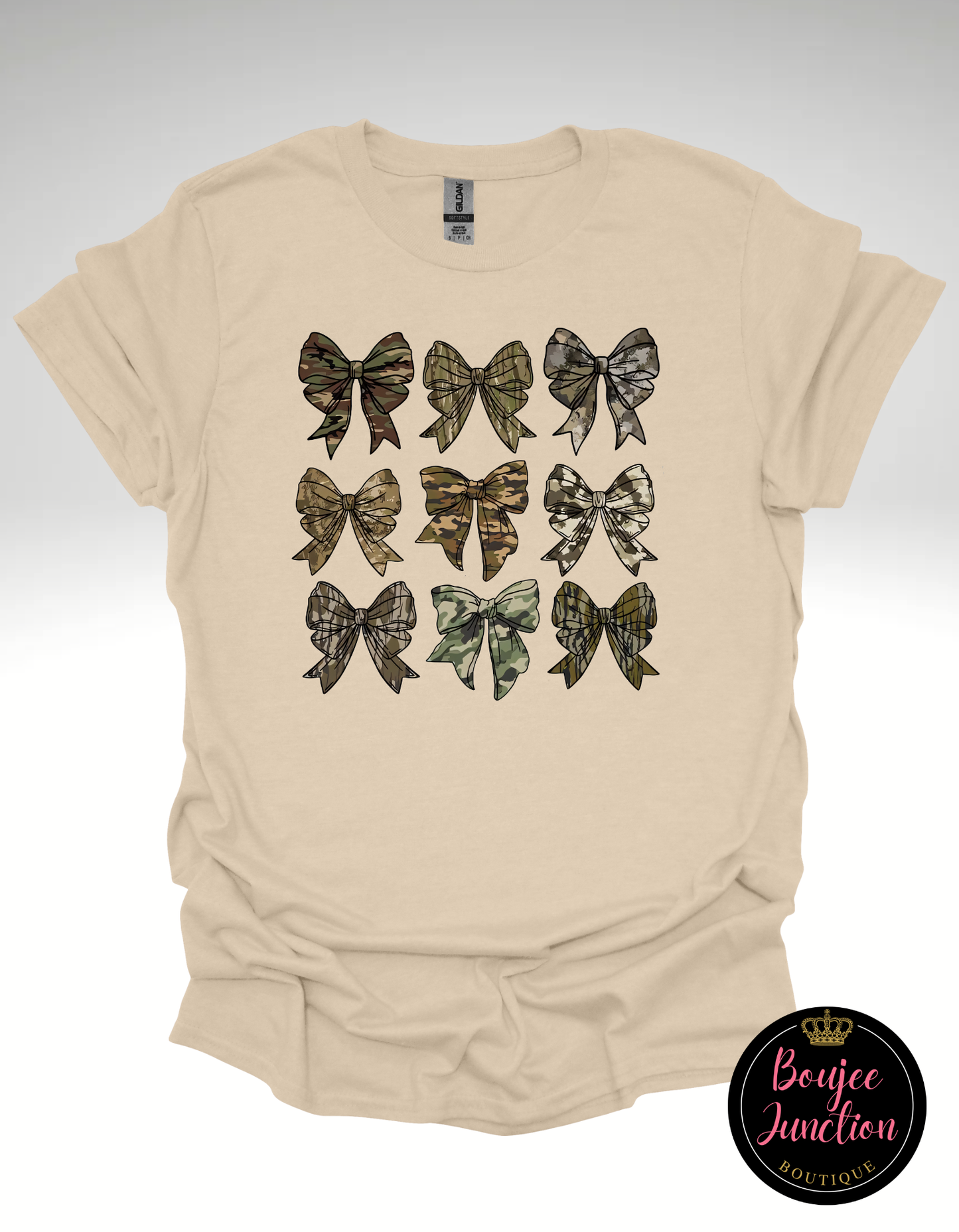 Camo Bow Transfer