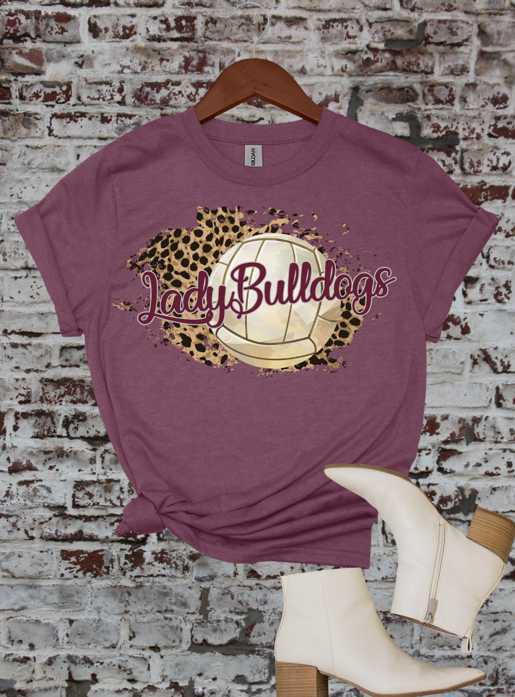 Lady Bulldog Volleyball Tee