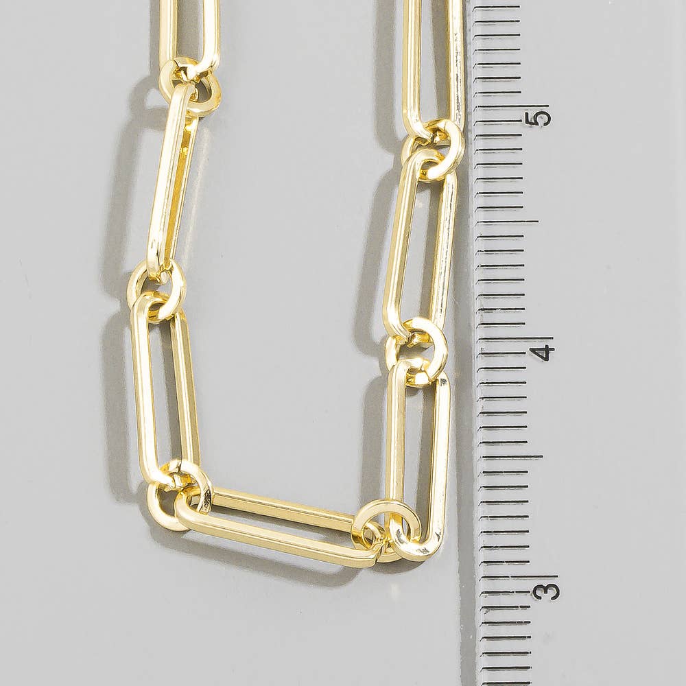 Chunky Paperclip Chain Necklace