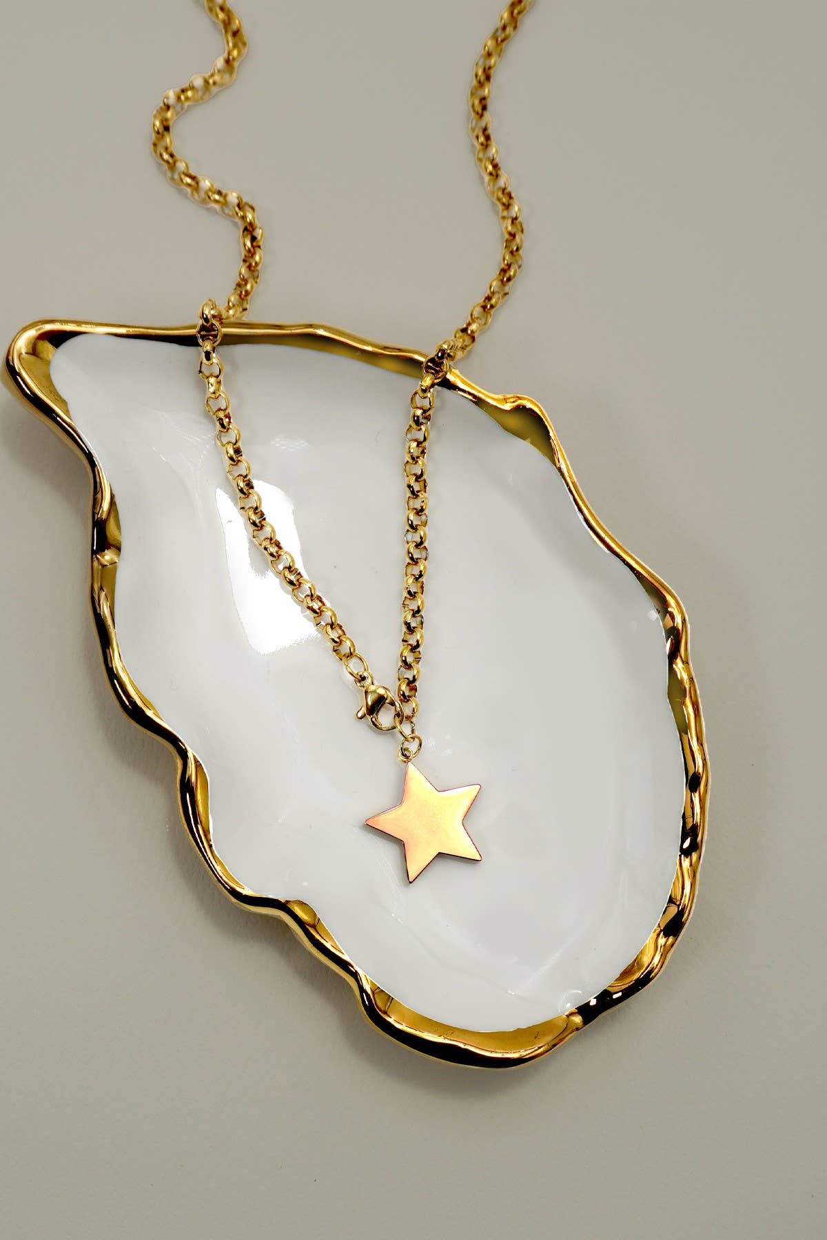 18K Stainless Steel Star Necklace