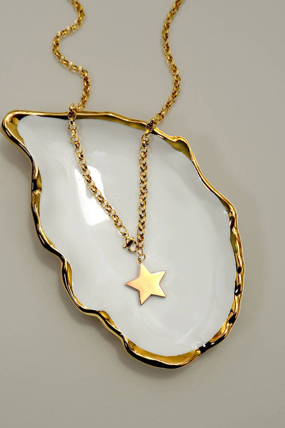 18K Stainless Steel Star Necklace