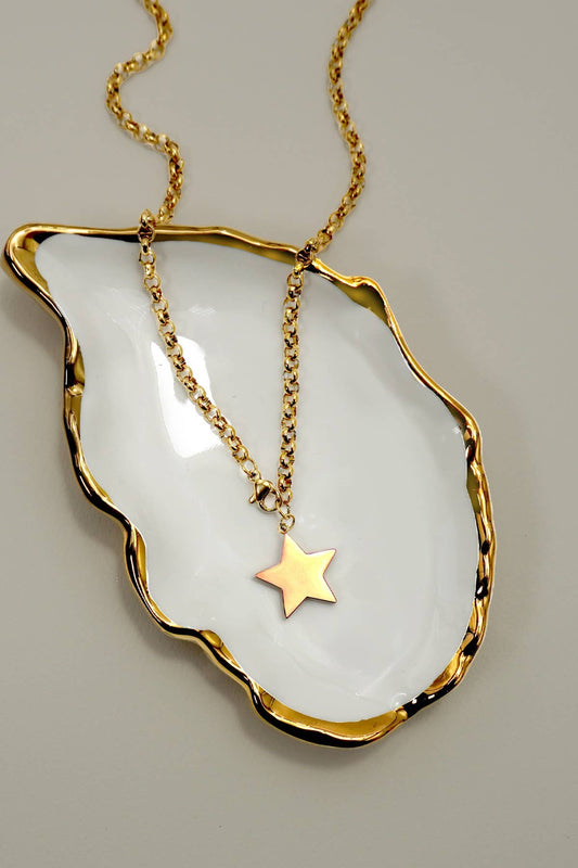 18K Stainless Steel Star Necklace