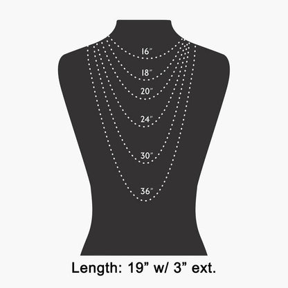 Hammered Heart Rolo Chain Necklace