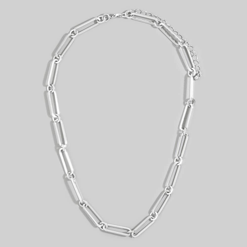 Chunky Paperclip Chain Necklace