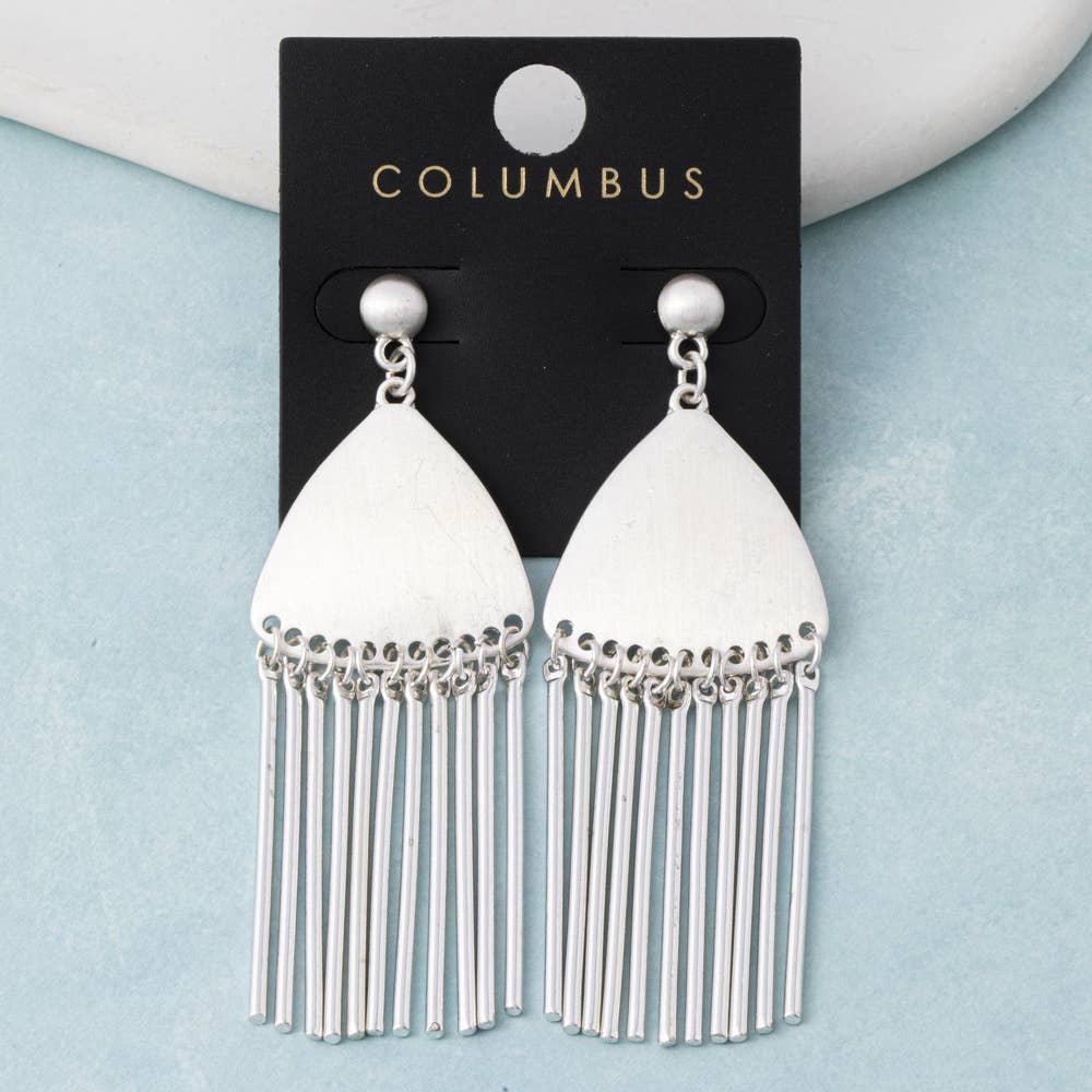 Statement Fringe Drop Earrings