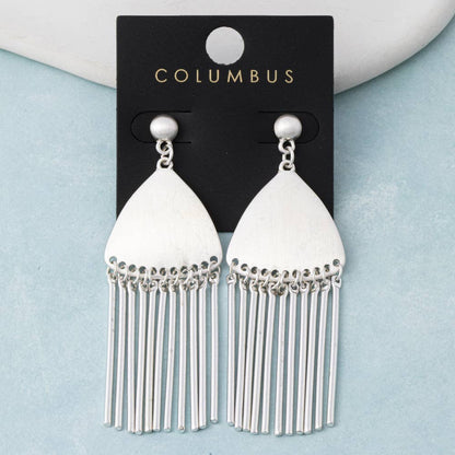 Statement Fringe Drop Earrings