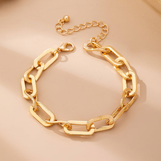 Chunky Gold Link Bracelet