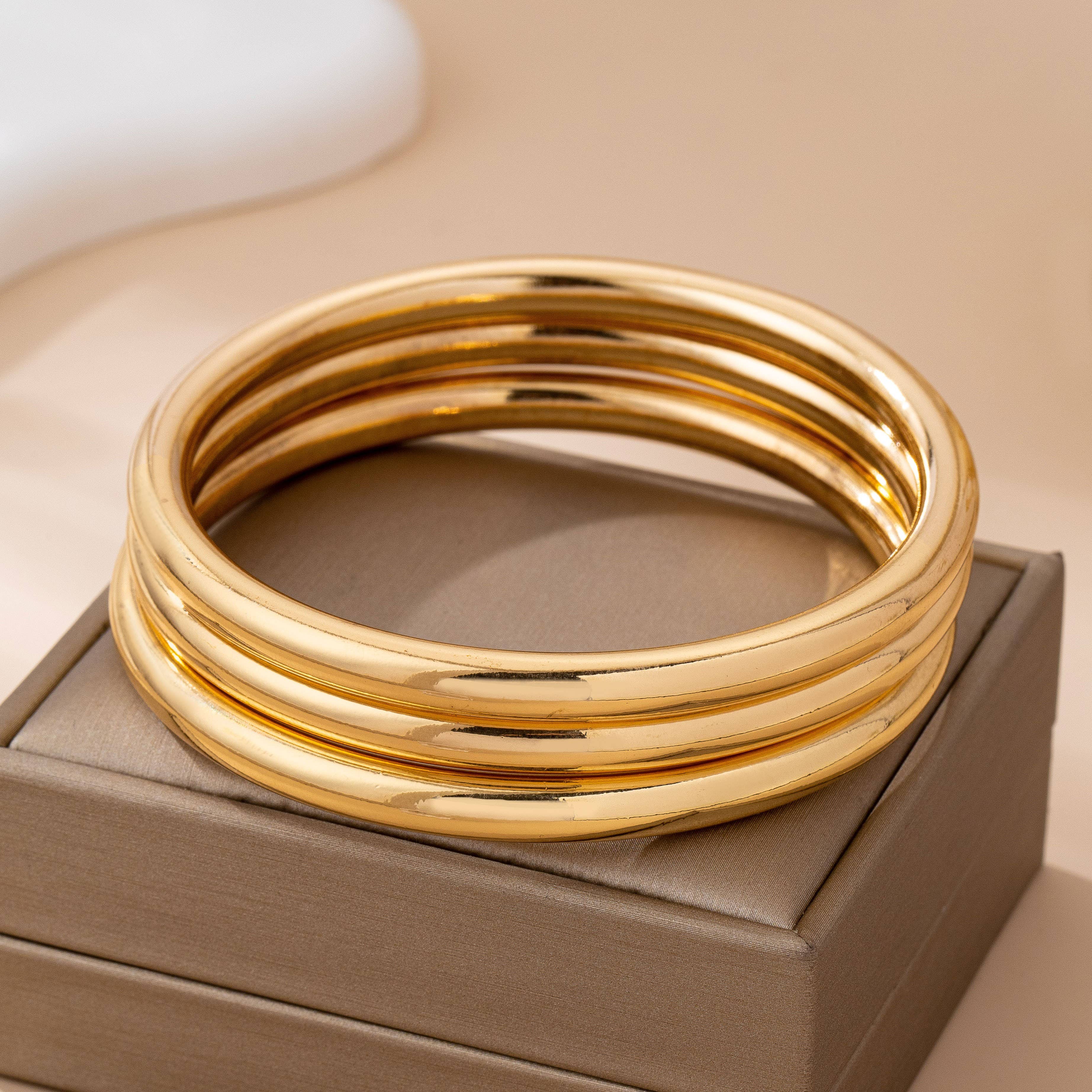 Chunky Triple Bangle Set