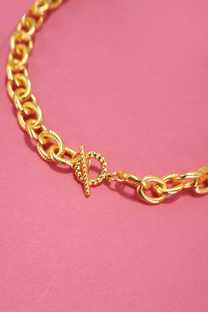 Stainless Steel Chunky Chain Necklace