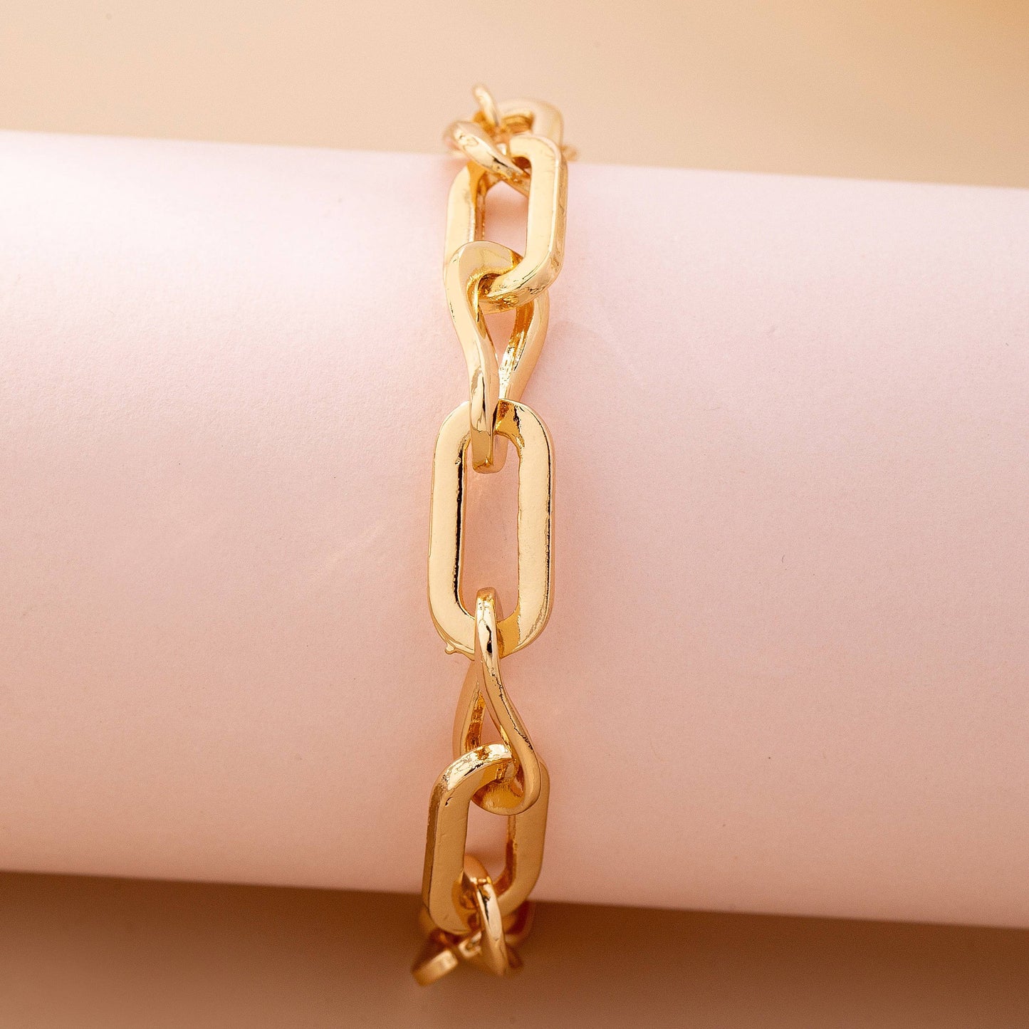 Chunky Gold Link Bracelet