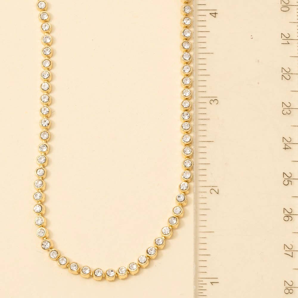 Classic Tennis Chain Necklace