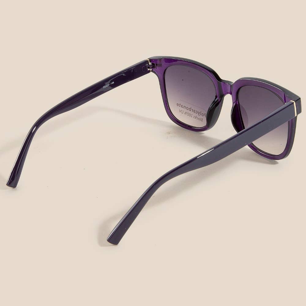 Sun-Kissed Square Frame Sunglasses