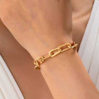 Chunky Gold Link Bracelet