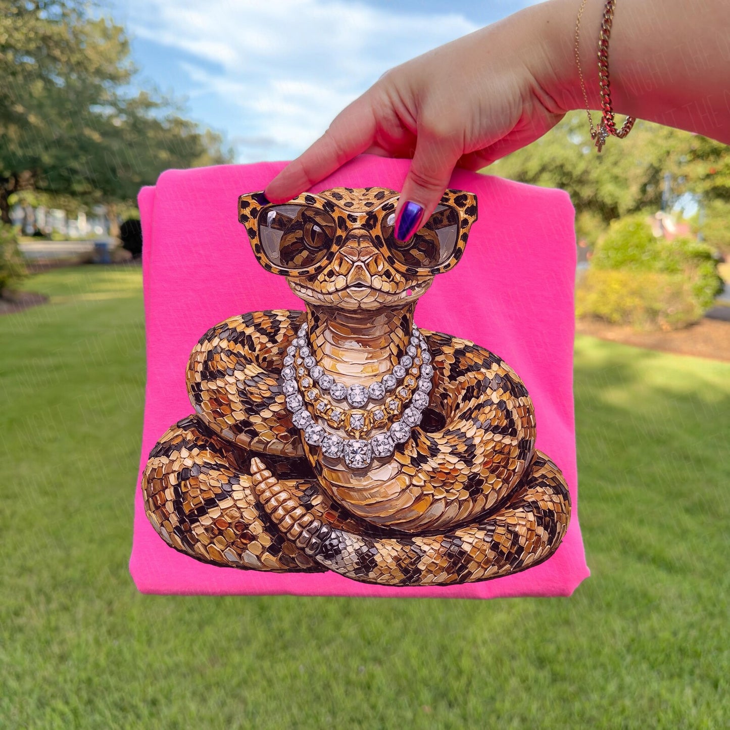 Glam Rattler Transfer