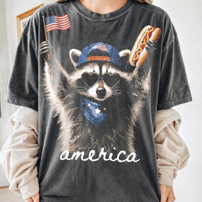 Patriotic Raccoon Transfer