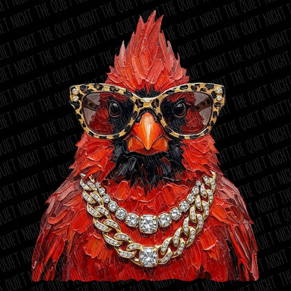 Glam Cardinal Mascot Graphic Tee