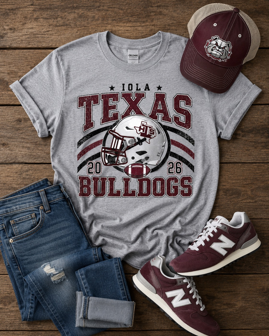 Iola Texas 2026 Football Tee